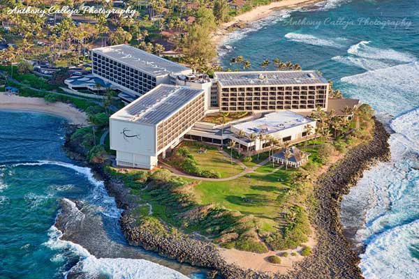 Aerial Photo of the Turtle Bay Resort, North Shore, Oahu