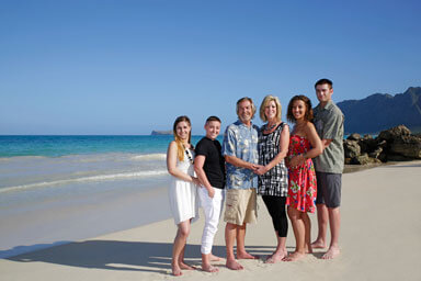 Bellows Beach Family Portrait Photography