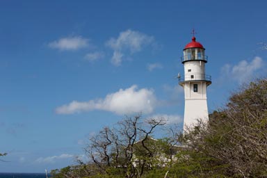 Diamond Head Lighthouse, Diamond Head, Honolulu, Oahu, Hawaii