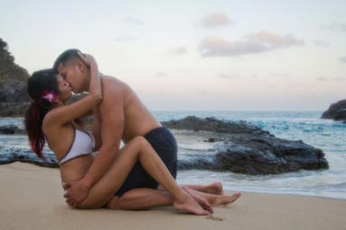 Oahu Couples Portrait Photographer Eternity Beach Oahu Hawaii