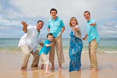 Waikiki Beach Family Vacation Portraits
