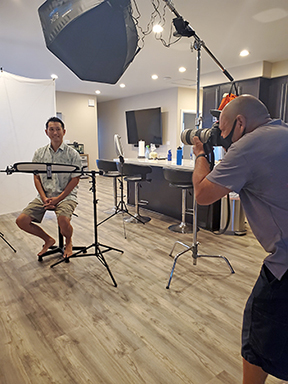 Behind the Scene - Business Headshot Session