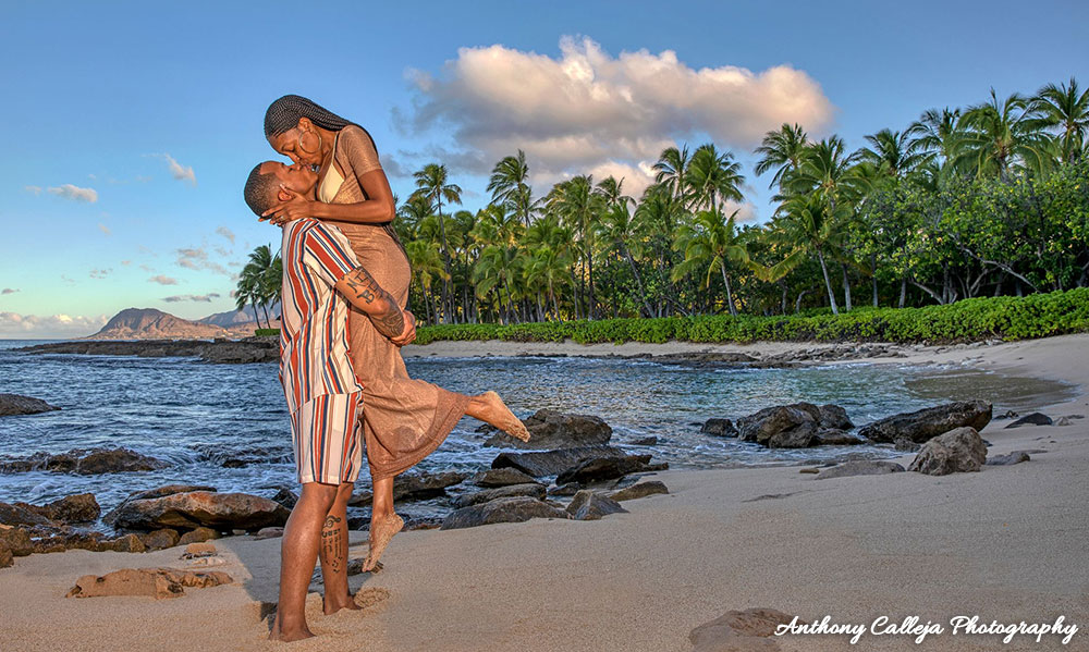 Honolulu Engagement Photography - Secret Beach