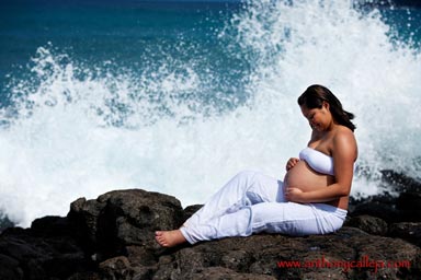 Oahu Beach Maternity Photography