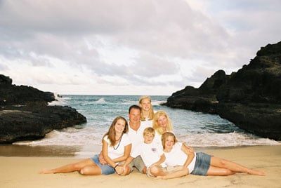 Oahu Family Portrait - Eternity Beach