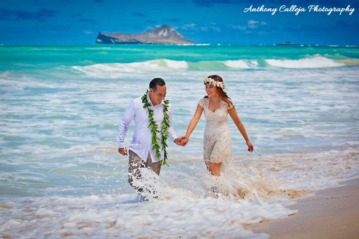 Oahu Couples Engagement Photography Beach Session Waimanalo