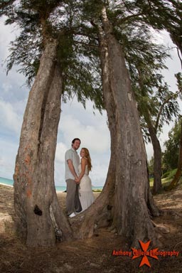 Engagement Couples Portrait Photographer Waimanalo Beach Oahu Hawaii