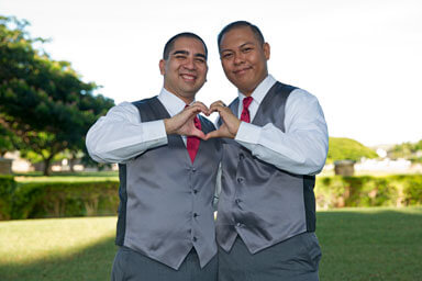 Oahu Gay Wedding Photography