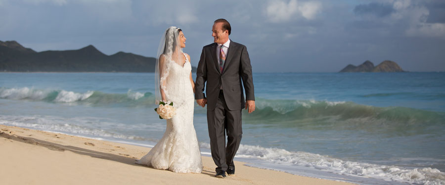 Waimanalo Wedding Portrait Photography - Waimanalo Beach , Oahu, Hawaii