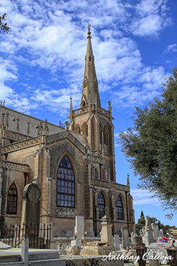The Santa Maria Addolorata Cemetery (Maltese: Iċ-Ċimiterju ta' Santa Marija Addolorata, "Cemetery of Our Lady of Sorrows, often known simply as the Addolorata Cemetery (Maltese: Iċ-Ċimiterju tal-Addolorata), is a state-owned, Neo-Gothic cemetery located in Paola, Malta. 
