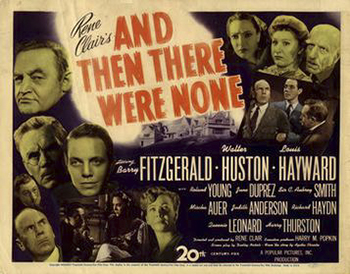 And Then There Were None: In this suspenseful drama, based on Agatha Christie's mystery tale, 10 strangers are summoned to a remote island. While they are waiting for the mysterious host to appear, a recording levels serious accusations at each of the guests, including Judge Francis J. Quinncannon (Barry Fitzgerald) and Dr. Edward G. Armstrong (Walter Huston), and soon they start being murdered, one by one. As the survivors try to keep their wits, they reach a disturbing conclusion: one of them must be the killer.