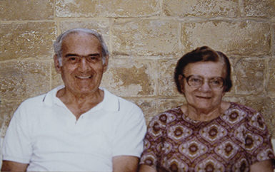 my mother Theresa Calleja's brother Antoninu and Rita Caruana