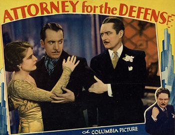 Attorney For The Defense: A lawyer is haunted by a previous case in which he manipulated evidence and convicted an innocent man. (1932)  