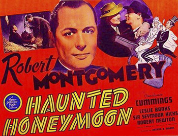 Busman's Honeymoon: After marrying, amateur detective Lord Peter Wimsey (Robert Montgomery) and mystery novelist Harriet Vane (Constance Cummings) agree to retire from their sleuthing interests. Along with their devoted butler, Bunter (Seymour Hicks), the couple sets off on a honeymoon to Harriet's old family cottage in Devon, which Peter has purchased for Harriet. The day after their arrival, a dead body is found at the cottage and, despite their best efforts, Peter and Harriet are drawn into the investigation.