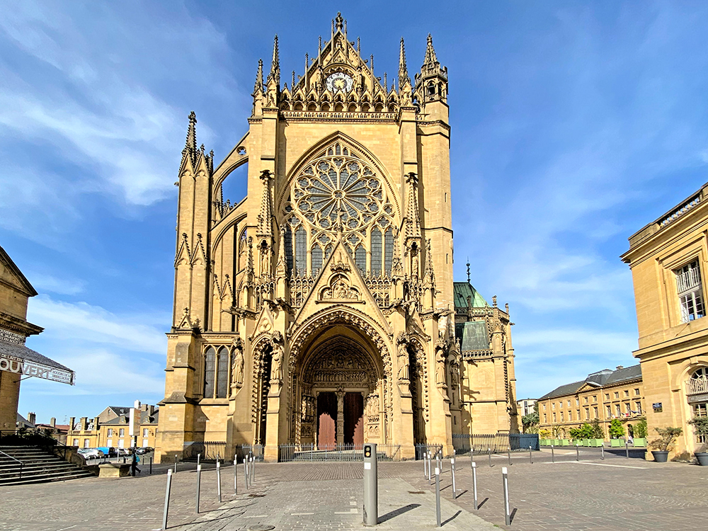 Cathedrale Saint-Etienne de Metz, France.