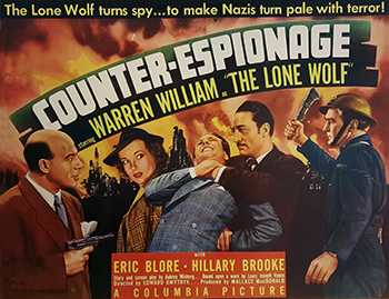 Counter Espionage: Master sleuth Lone Wolf (Warren William) protects British military plans from Nazi spies during the London blitz. 1942