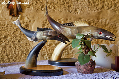 Photo of a sculpure "Fish" by Antoninu Caruana