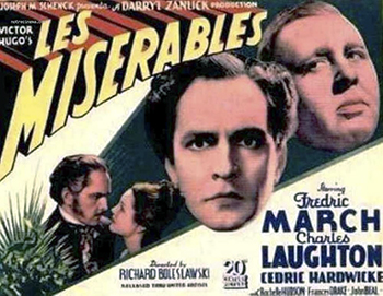 Les Misérables: This acclaimed version of the classic Victor Hugo tale follows the life of Jean Valjean (Fredric March), a former convict who was imprisoned for stealing bread for his sister's family. After years in jail, Valjean attempts to readjust to life as a free man, but he finds that many are not forgiving of his past, particularly the obsessive Inspector Javert (Charles Laughton). Perpetually on the run, Valjean finds comfort in the chaos by caring for the young peasant girl Cosette (Rochelle Hudson). (1935)