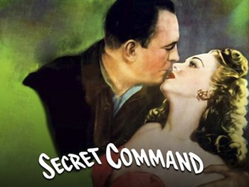 Secret Command: Sam Gallagher (Pat O'Brien) returns home to Los Angeles as an undercover spy for the Navy, getting a job at the shipyards where his brother, Jeff (Chester Morris), is a foreman. Jeff still resents Sam for abandoning the family years ago and fears he may steal away Lea Damaron (Ruth Warrick), his current girlfriend -- who is Sam's old flame. While Sam tries to sniff out Nazi saboteurs in the plant, he grows closer to Jill McGann (Carole Landis), the agent tasked with pretending to be his wife. 1944