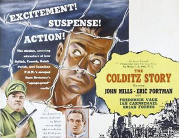 The Colditz Story: The story of the legendary breakout by World War II Allied POWs from Colditz Castle, the Germans' supposedly escape-proof fortress in Saxony. Undaunted by the threat of execution, the inmates try every conceivable means of escape - until someone hits upon the audacious idea of walking out dressed as enemy officers.