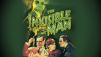 The Invisible Man: While researching a new drug, Dr. Jack Griffin (Claude Rains) stumbles on a potion that can make him invisible. When he reveals his new ability to his old mentor (Henry Travers) and his fiancée (Gloria Stuart), it's clear that a side effect of the potion is insanity. Jack goes on a violent rampage, and the police struggle to hunt him down, unable to see their target, while his mentor and his former partner (William Harrigan) desperately try to devise a plan to capture him. (1933) 
