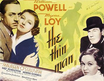 The Thin Man: The story of a retired detective who, while spending much of his time managing his wife's considerable fortune and consuming quantities of alcohol, is asked to follow the trail of a missing inventor. Although reluctant to interrupt his holiday in Manhattan, he is persuaded to investigate by his wife's craving for adventure, and together they embark upon a case that leads to the disclosure of deception and murder.