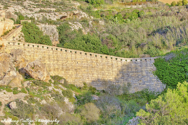 The Victoria Lines, originally known as the North West Front, are a line of fortifications that spans 12 kilometres along the width of Malta, dividing the north of the island from the more heavily populated south.

