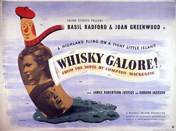 Whisky Galore: Whisky Galore! is a 1949 British comedy film produced by Ealing Studios, starring Basil Radford, Bruce Seton, Joan Greenwood and Gordon Jackson.